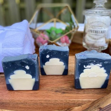 Activated Charcoal Soap with Cupcake Design